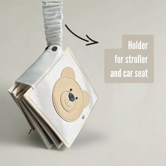 Montessori Baby Activity Book | Sensory, Travel & Learning Toy