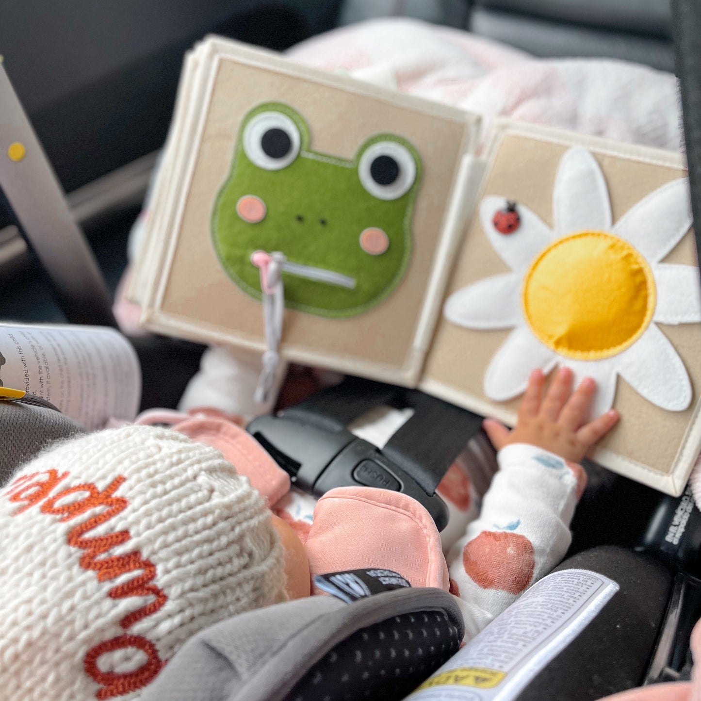 Montessori Baby Activity Book | Sensory, Travel & Learning Toy