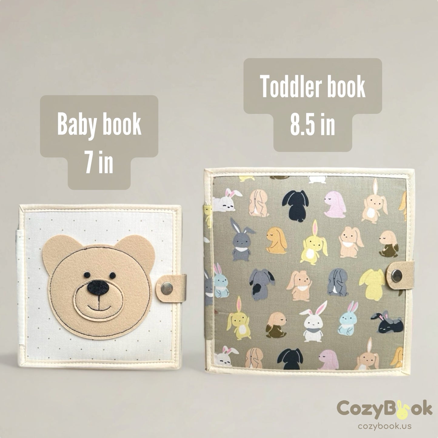 Montessori Baby Activity Book | Sensory, Travel & Learning Toy