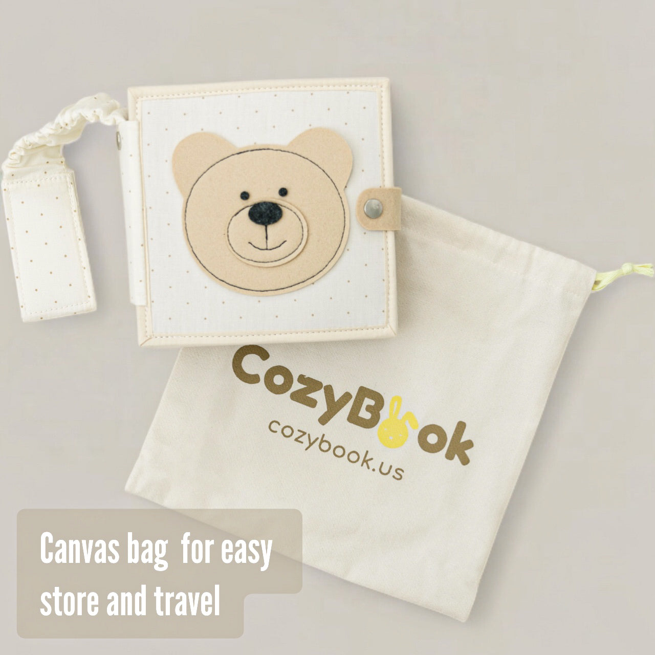 Montessori Baby Activity Book | Sensory, Travel & Learning Toy