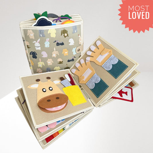 Bunny Book 1+: Spark Your Toddler’s Imagination with Montessori Fun
