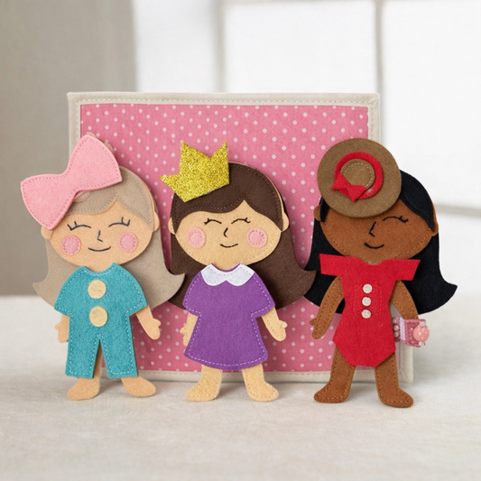 Montessori Princess Adventure Busy Book for Toddler Girls | Travel & Sensory Toy