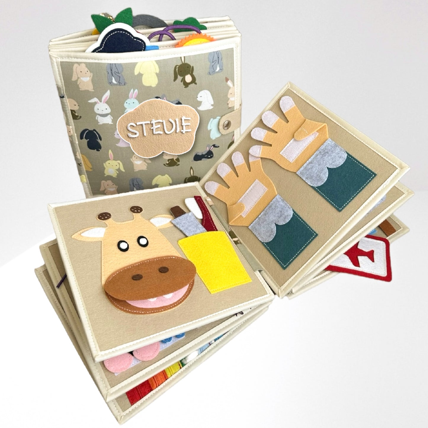 Montessori Busy Book: Toddler Quiet Book & Sensory Toy