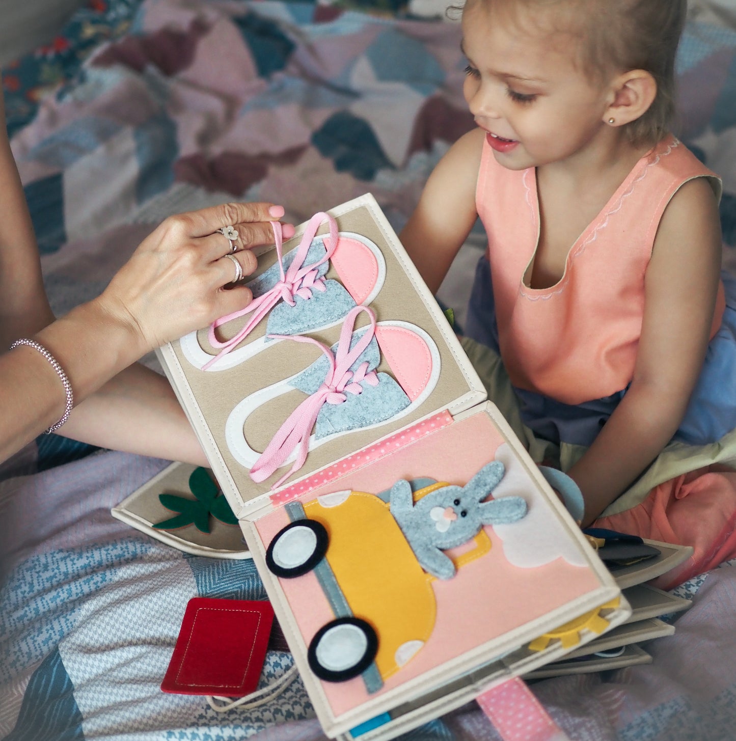 Montessori Princess Adventure Busy Book for Toddler Girls | Travel & Sensory Toy